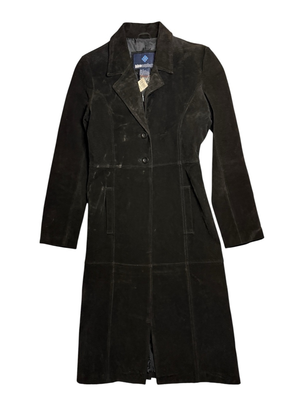 Full Length Genuine Suede Coat Size Small